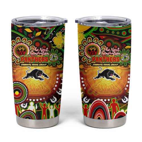 NAIDOC Week 2025 Panthers Rugby Tumbler Cup Aboriginal Dot Painting