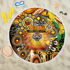 NAIDOC Week 2025 Tigers Rugby Beach Blanket Aboriginal Dot Painting