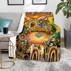 NAIDOC Week 2025 Tigers Rugby Blanket Aboriginal Dot Painting