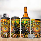NAIDOC Week 2025 Tigers Rugby 4 in 1 Can Cooler Tumbler Aboriginal Dot Painting