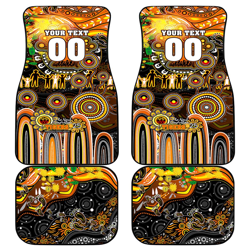 NAIDOC Week 2025 Tigers Rugby Car Mats Aboriginal Dot Painting