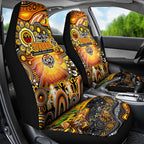 NAIDOC Week 2025 Tigers Rugby Car Seat Cover Aboriginal Dot Painting