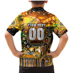 Personalised NAIDOC Week 2025 Tigers Rugby Family Matching Mermaid Dress and Hawaiian Shirt Aboriginal Dot Painting