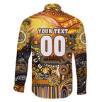 Personalised NAIDOC Week 2025 Tigers Rugby Family Matching Tank Maxi Dress and Hawaiian Shirt Aboriginal Dot Painting