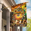 NAIDOC Week 2025 Tigers Rugby Garden Flag Aboriginal Dot Painting