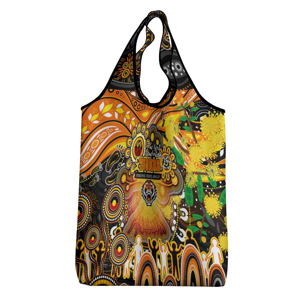 NAIDOC Week 2025 Tigers Rugby Grocery Bag Aboriginal Dot Painting