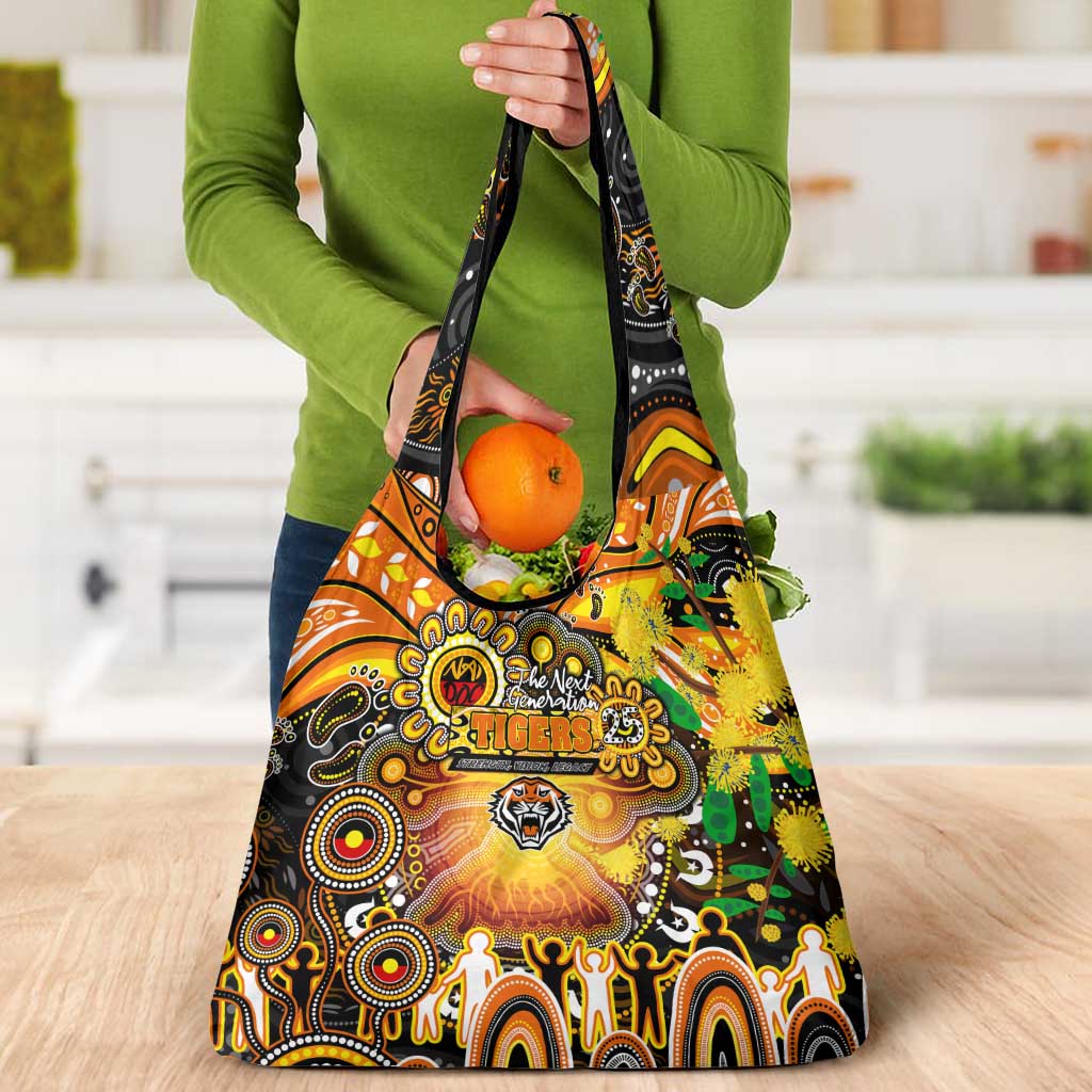 NAIDOC Week 2025 Tigers Rugby Grocery Bag Aboriginal Dot Painting