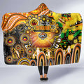 NAIDOC Week 2025 Tigers Rugby Hooded Blanket Aboriginal Dot Painting