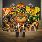 NAIDOC Week 2025 Tigers Rugby Hooded Blanket Aboriginal Dot Painting