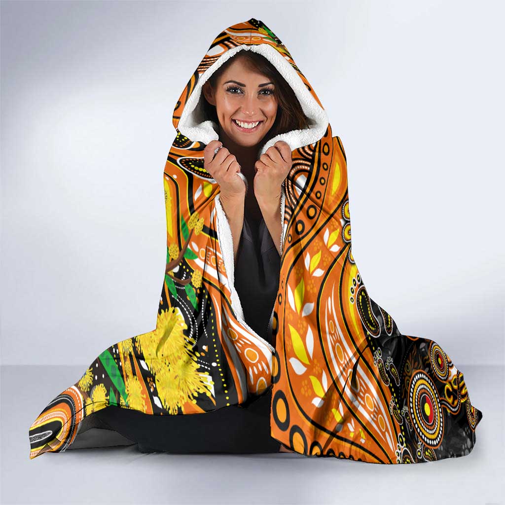 NAIDOC Week 2025 Tigers Rugby Hooded Blanket Aboriginal Dot Painting