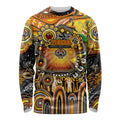 Personalised NAIDOC Week 2025 Tigers Rugby Long Sleeve Shirt Aboriginal Dot Painting