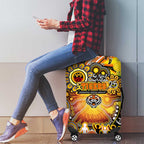 NAIDOC Week 2025 Tigers Rugby Luggage Cover Aboriginal Dot Painting