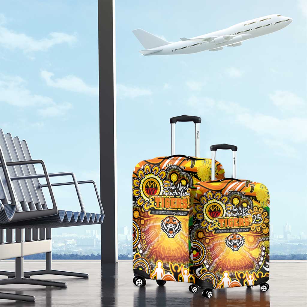 NAIDOC Week 2025 Tigers Rugby Luggage Cover Aboriginal Dot Painting