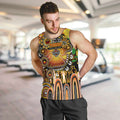 Personalised NAIDOC Week 2025 Tigers Rugby Men Tank Top Aboriginal Dot Painting