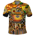 Personalised NAIDOC Week 2025 Tigers Rugby Polo Shirt Aboriginal Dot Painting