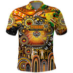 Personalised NAIDOC Week 2025 Tigers Rugby Polo Shirt Aboriginal Dot Painting