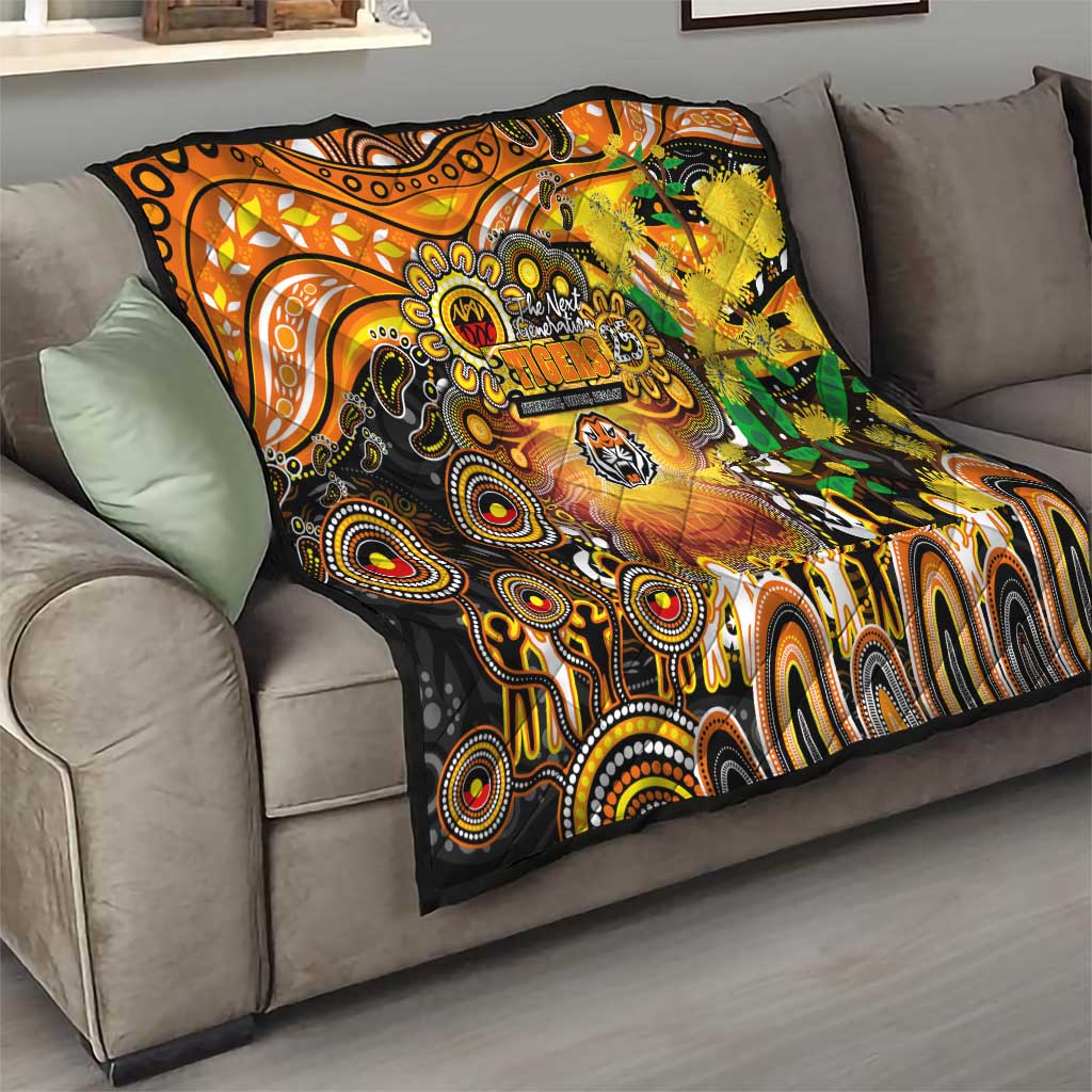 NAIDOC Week 2025 Tigers Rugby Quilt Aboriginal Dot Painting