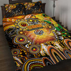 NAIDOC Week 2025 Tigers Rugby Quilt Bed Set Aboriginal Dot Painting