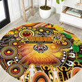 NAIDOC Week 2025 Tigers Rugby Round Carpet Aboriginal Dot Painting