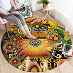 NAIDOC Week 2025 Tigers Rugby Round Carpet Aboriginal Dot Painting
