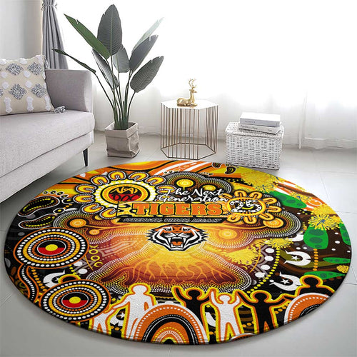 NAIDOC Week 2025 Tigers Rugby Round Carpet Aboriginal Dot Painting