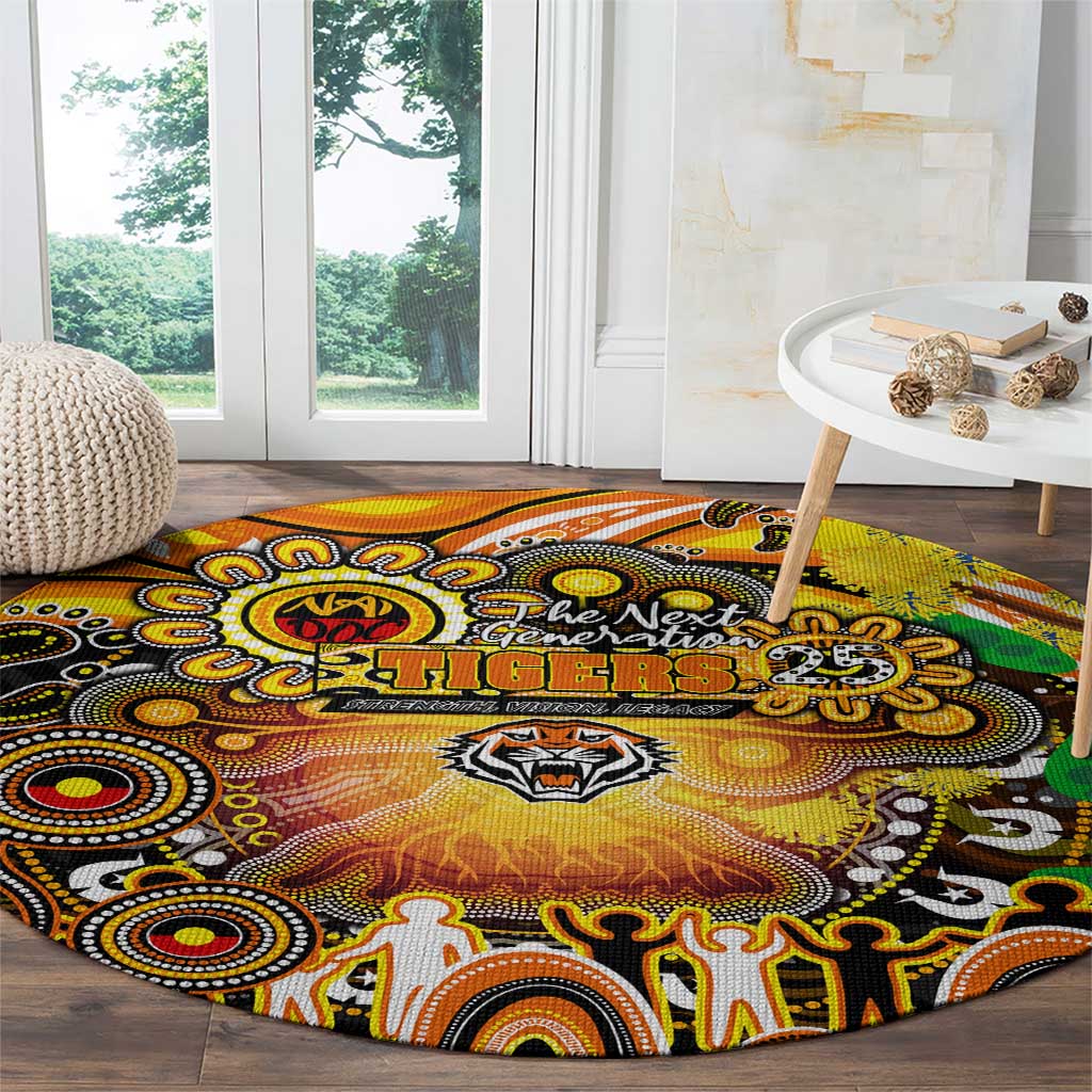 NAIDOC Week 2025 Tigers Rugby Round Carpet Aboriginal Dot Painting