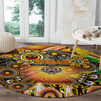 NAIDOC Week 2025 Tigers Rugby Round Carpet Aboriginal Dot Painting