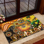 NAIDOC Week 2025 Tigers Rugby Rubber Doormat Aboriginal Dot Painting