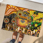 NAIDOC Week 2025 Tigers Rugby Rubber Doormat Aboriginal Dot Painting