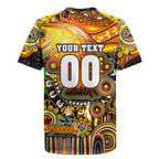 Personalised NAIDOC Week 2025 Tigers Rugby Rugby Jersey Aboriginal Dot Painting