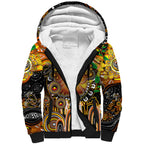Personalised NAIDOC Week 2025 Tigers Rugby Sherpa Hoodie Aboriginal Dot Painting