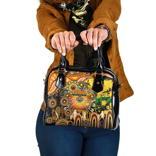 NAIDOC Week 2025 Tigers Rugby Shoulder Handbag Aboriginal Dot Painting