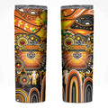 NAIDOC Week 2025 Tigers Rugby Skinny Tumbler Aboriginal Dot Painting