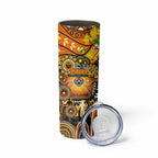 NAIDOC Week 2025 Tigers Rugby Skinny Tumbler Aboriginal Dot Painting
