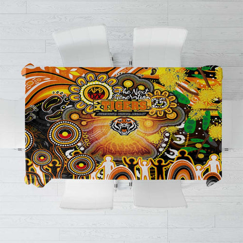 NAIDOC Week 2025 Tigers Rugby Tablecloth Aboriginal Dot Painting