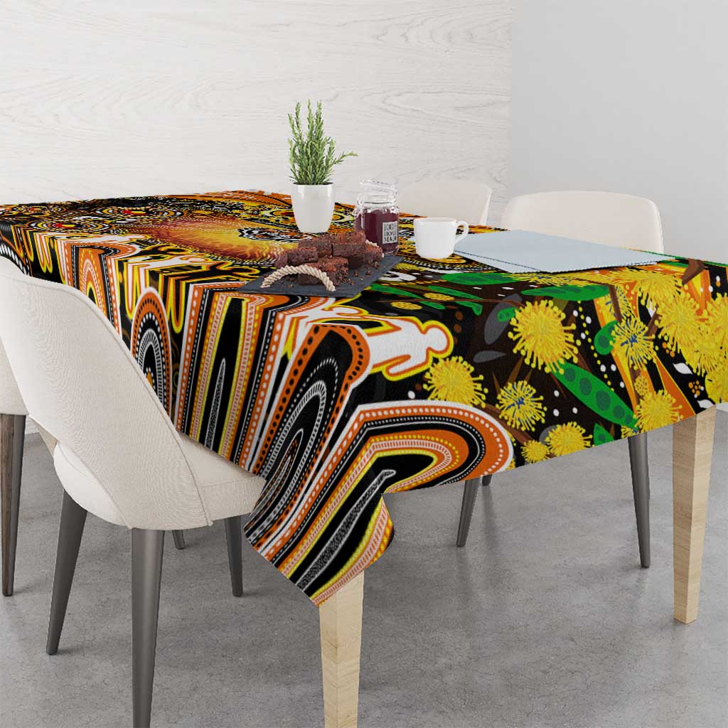 NAIDOC Week 2025 Tigers Rugby Tablecloth Aboriginal Dot Painting