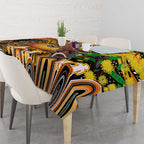 NAIDOC Week 2025 Tigers Rugby Tablecloth Aboriginal Dot Painting