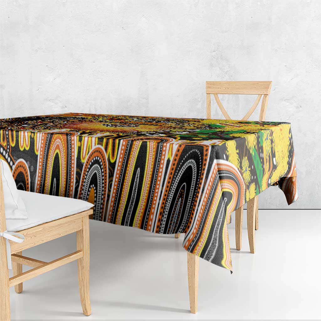 NAIDOC Week 2025 Tigers Rugby Tablecloth Aboriginal Dot Painting