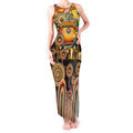 Personalised NAIDOC Week 2025 Tigers Rugby Tank Maxi Dress Aboriginal Dot Painting
