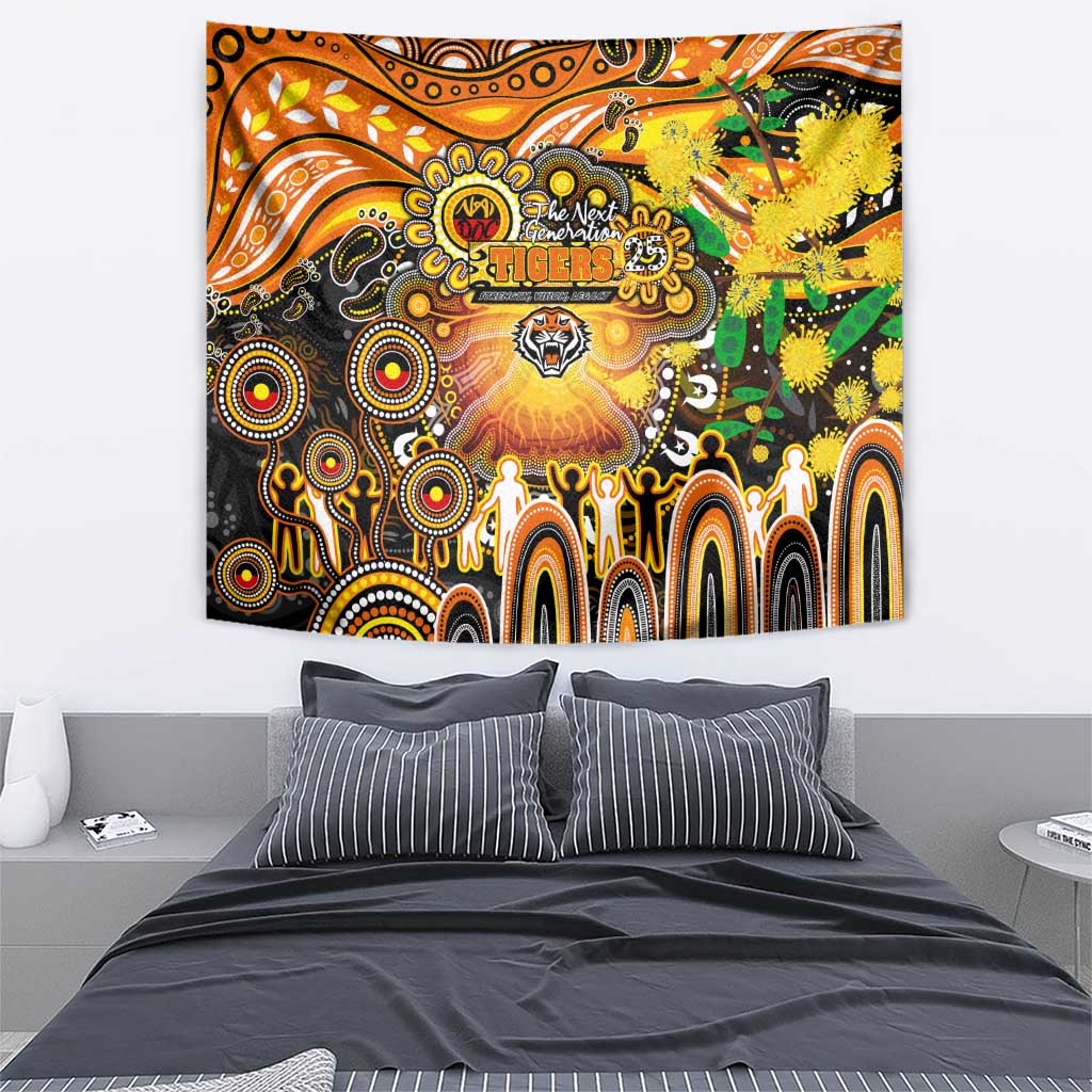 NAIDOC Week 2025 Tigers Rugby Tapestry Aboriginal Dot Painting