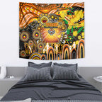 NAIDOC Week 2025 Tigers Rugby Tapestry Aboriginal Dot Painting