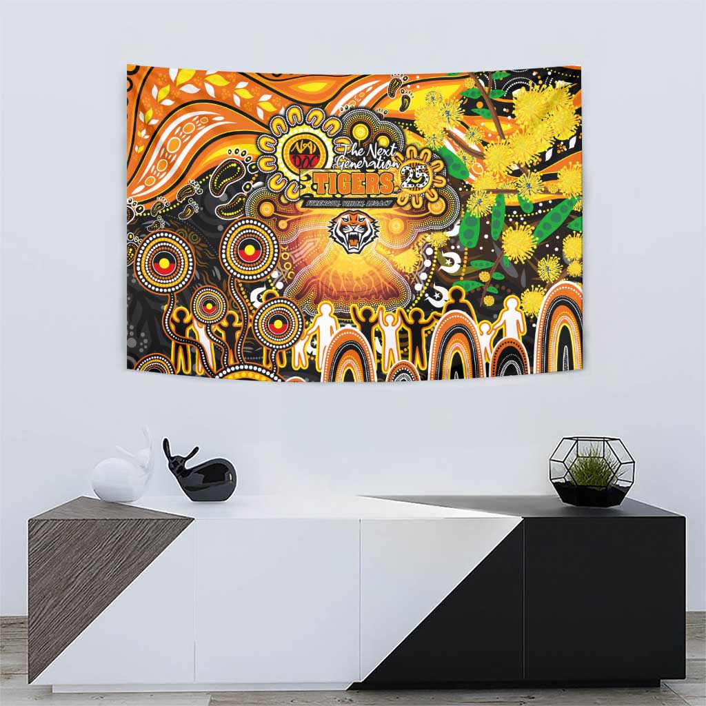 NAIDOC Week 2025 Tigers Rugby Tapestry Aboriginal Dot Painting