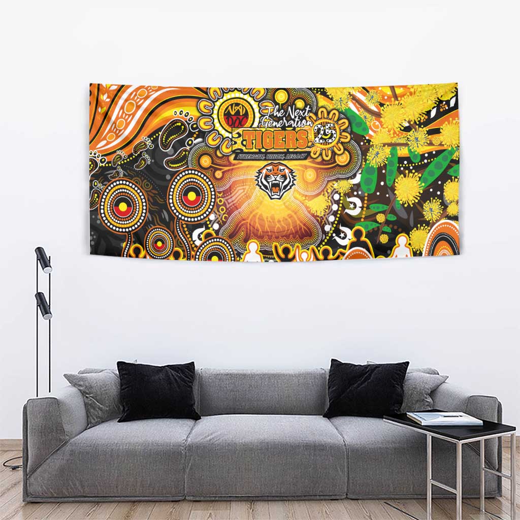 NAIDOC Week 2025 Tigers Rugby Tapestry Aboriginal Dot Painting