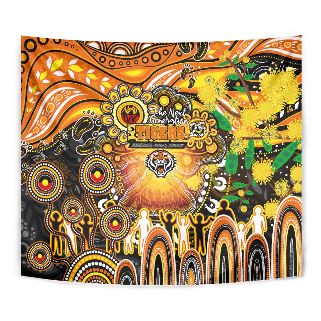 NAIDOC Week 2025 Tigers Rugby Tapestry Aboriginal Dot Painting