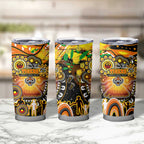 NAIDOC Week 2025 Tigers Rugby Tumbler Cup Aboriginal Dot Painting