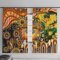 NAIDOC Week 2025 Tigers Rugby Window Curtain Aboriginal Dot Painting