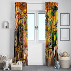 NAIDOC Week 2025 Tigers Rugby Window Curtain Aboriginal Dot Painting