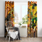 NAIDOC Week 2025 Tigers Rugby Window Curtain Aboriginal Dot Painting