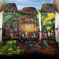 NAIDOC Week 2025 Rabbitohs Rugby Back Car Seat Cover Aboriginal Dot Painting