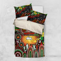 NAIDOC Week 2025 Rabbitohs Rugby Bedding Set Aboriginal Dot Painting